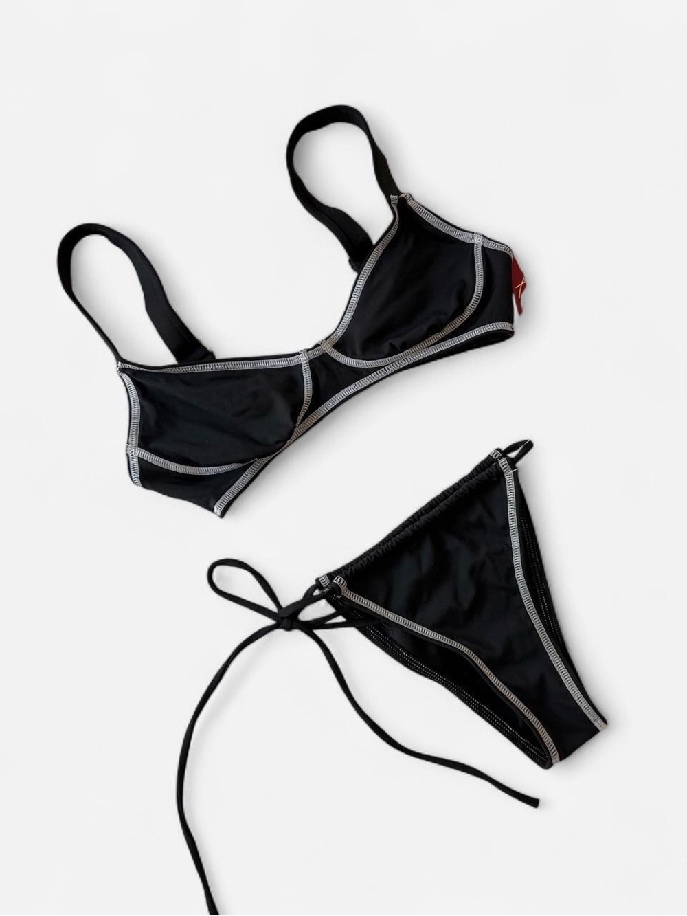 RVCA Aren Contrast Stitch Bikini Set